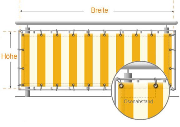 Balkon Aufma�