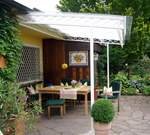 Terrassen&uuml;berdachung Innenbeschattung