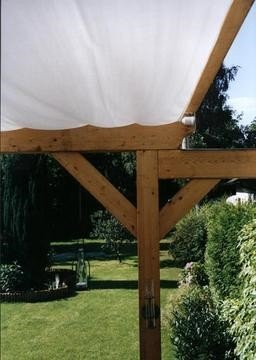 Terrassen&uuml;berdachung Innenbeschattung