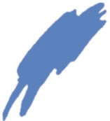Plissees in Blau