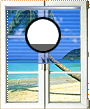 Plissee Stoffe transparent