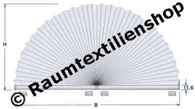 Cosiflor, Faltstore, Plissee - cosiflor SR 1 (feststehend)