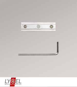 Lysel - Verbinder Innenlaufstangen doppelt fr Stangen  20mm