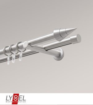 Lysel - SET Kegel 2-Lauf Stangen  20mm