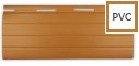 Rollladen PVC RM37 Holzhell