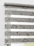 Doppelrollo Flower streaks 10.903 Fensteransicht