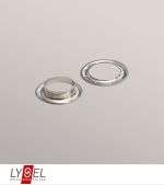 messing vernickelt Vorschau SET Ösen für Gardinenschal 40mm #0N messing vernickelt