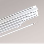 weiß Vorschau Lysel Outlet - SET Schiebegardinenschiene mit Paneelwagen 3-läufig #1W weiß