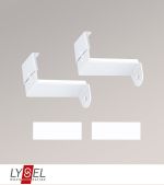weiß Vorschau SET Adapter für Klemmstangen #0B weiß