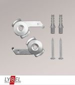 silber Vorschau Schiebegardine Deckenträger für 3-läufige Schienen #0B silber
