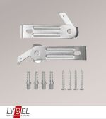 silber Vorschau Schiebegardine Deckenträger für 5-läufige Schienen #0B silber