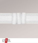weiss Vorschau Faltenband 1:2,5 schmal #1Iw weiss