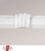 white Vorschau Faltenband 1:3 schmal #1Iw white