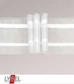 transparent Vorschau Faltenband 1:2 breit #1Iw transparent