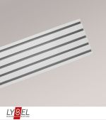 silber Vorschau Schiebegardinenschiene 5-läufig #0B silber