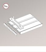 withe Vorschau SET Schiebegardinenschiene zur Deckenmontage #0B withe