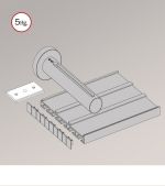 silbergrau Vorschau SET Schiene zur Wandmontage #0B silbergrau