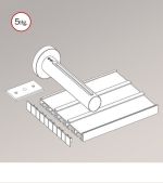 withe Vorschau SET Schiene zur Wandmontage #0B withe