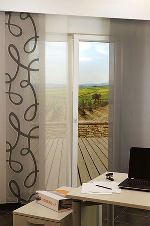 Ambiente Manuscript I Schiebegardinen