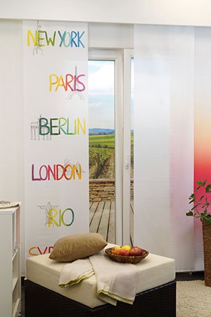 Ambiente Metropolis Schiebegardinen