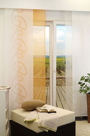 Ambiente Wavy Line Schiebegardinen