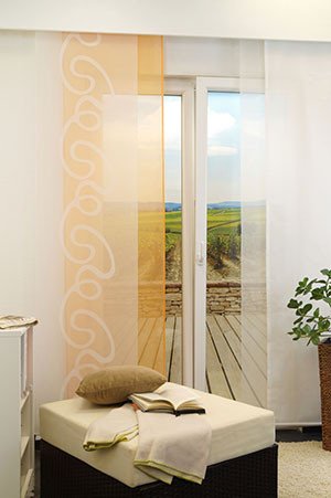 Ambiente Wavy Line Schiebegardinen