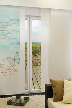 Ambiente Butterfly 1 Schiebegardinen