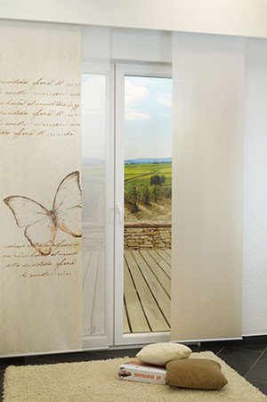 Ambiente Butterfly 2 Schiebegardinen