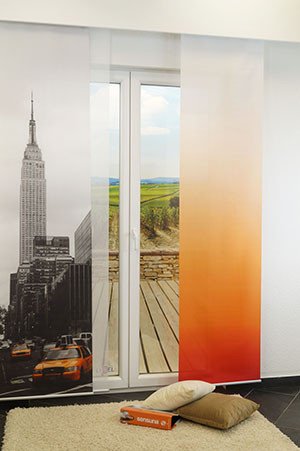 Ambiente Empire State Building Schiebegardinen