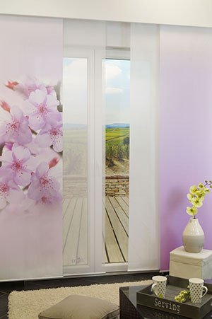 Ambiente Kirschblüte Schiebegardinen
