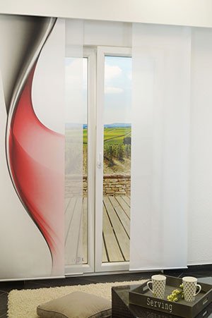 Ambiente Liquid 4 Schiebegardinen