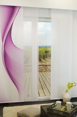 Ambiente Liquid 6 Schiebegardinen