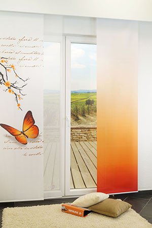 Schiebegardinen Schmetterling 2