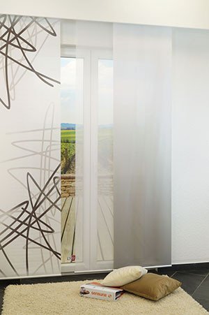 Ambiente Scribbele Schiebegardinen