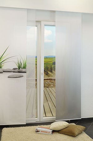 Ambiente Steine Zen 2 Schiebegardinen