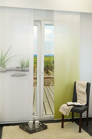 Ambiente Steine Zen 1 Schiebegardinen