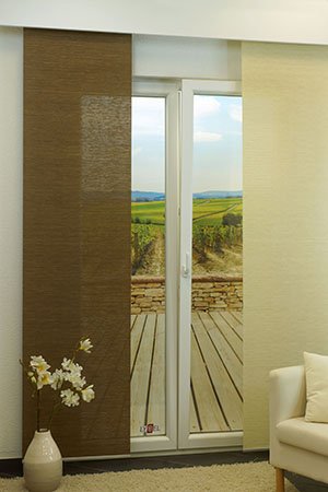 Ambiente Tweed I Schiebegardinen