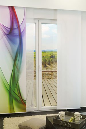 Ambiente Vapor 3 Schiebegardinen