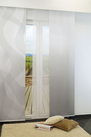 Ambiente Wellenlinien 1 Schiebegardinen