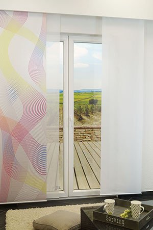 Ambiente Wellenlinien 2 Schiebegardinen