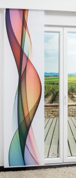 multicolor Vorschau Lysel - Schiebegardine Wavy #1W multicolor