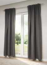 grau Vorschau Lysel - Zugbandschal Thermo Verdunklung Bordeaux #1W grau
