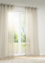 beige Vorschau Lysel - Ösenschal Glimpse #1W beige