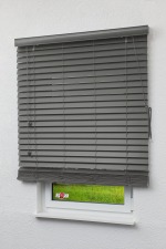 Schiefergrau Vorschau Qualitätsjalousie PVC 50mm Reinweiß #0K Schiefergrau