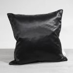 satinschwarz Vorschau Seidenkissen Arouca #0O satinschwarz