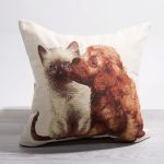 beigebraun Vorschau Gobelinkissen Tierliebe #0Q beigebraun