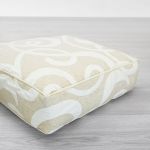 beige- weiß. Vorschau Sitzkissen Irrwege #0Q beige- weiß.