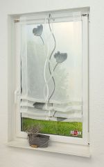 silber- grau Vorschau Clipraffrollo Fiore #0D silber- grau