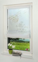 natur Vorschau Raffrollo Postcard #0A natur