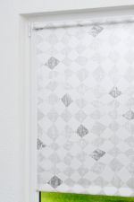 Grau Vorschau CleverFix Dekor Rollo Rautenmotiv Grau #0B Grau